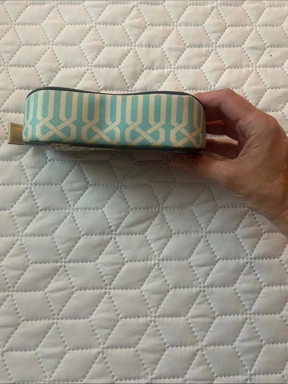 Spartina 449 Floral Pineapple Print Sunglass Case - Navy Multi